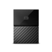 Western Digital - My Passport 2TB Auto Backup Password Protection Portable HDD - Black