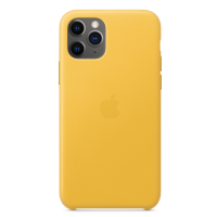 iPhone 11 Pro Leather Case Meyer Lemon