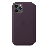 iPhone 11 Pro Leather Folio Aubergine