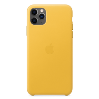 iPhone 11 Pro Max Leather Case Meyer Lemon