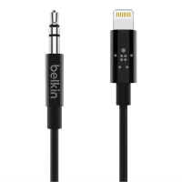 Belkin Lightning To Audio 3.5Mm Cable 6Ft - Black