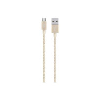 Belkin Premium USB To Micro-USB Braided Tangle Free Cable - Gold