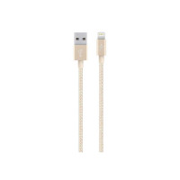 Belkin Premium 1.2M Lightning To USB Braided Tangle Free Cable - Gold
