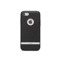 Moshi - Napa Leather Case for iPhone 7 - Black