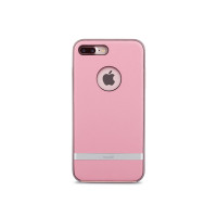 Moshi - Napa Leather Case for iPhone 7 Plus - Pink