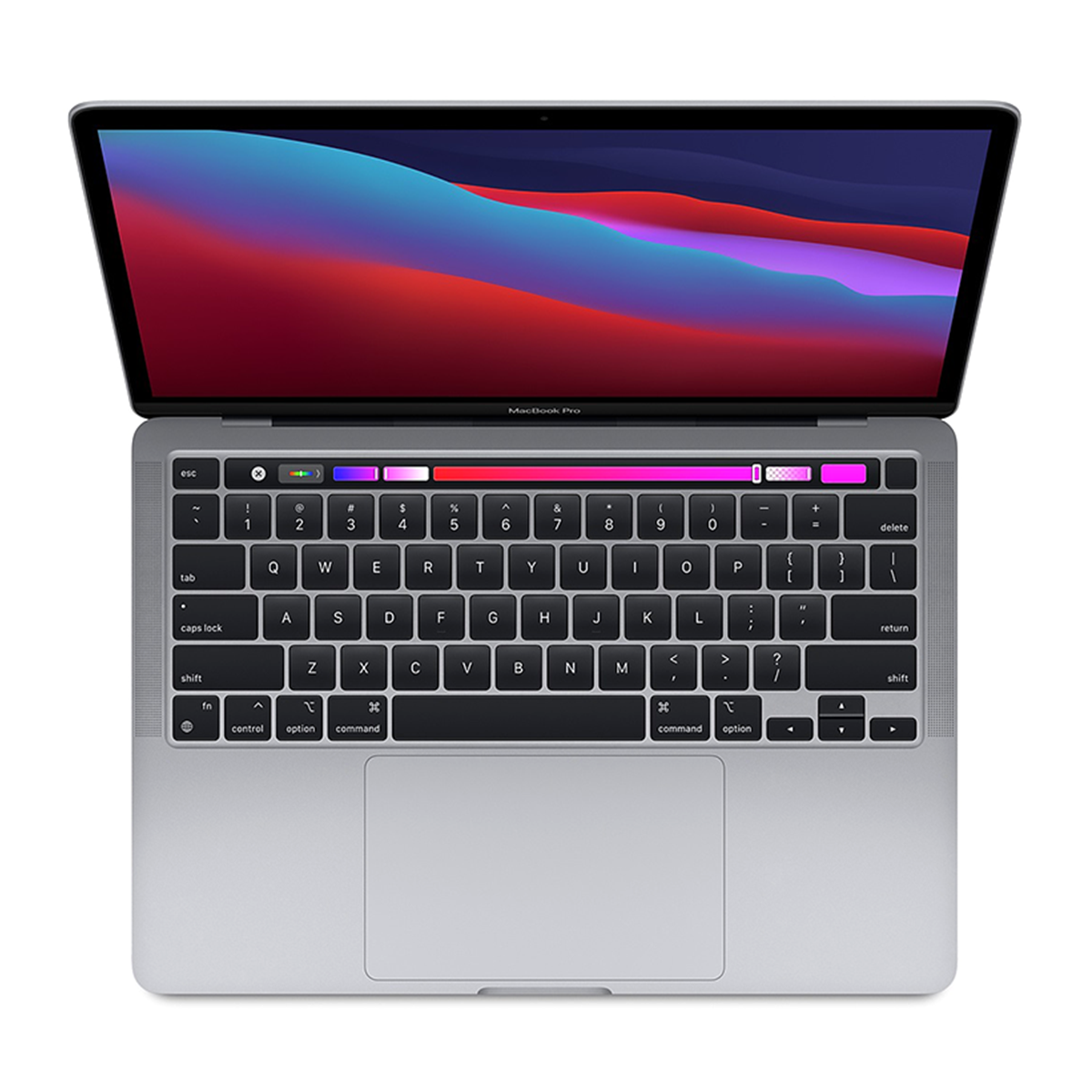 MacBook Pro 13-inch Space Gray Apple M1 chip 512GB SSD Touch Bar and Touch ID with Backlit Magic Keyboard