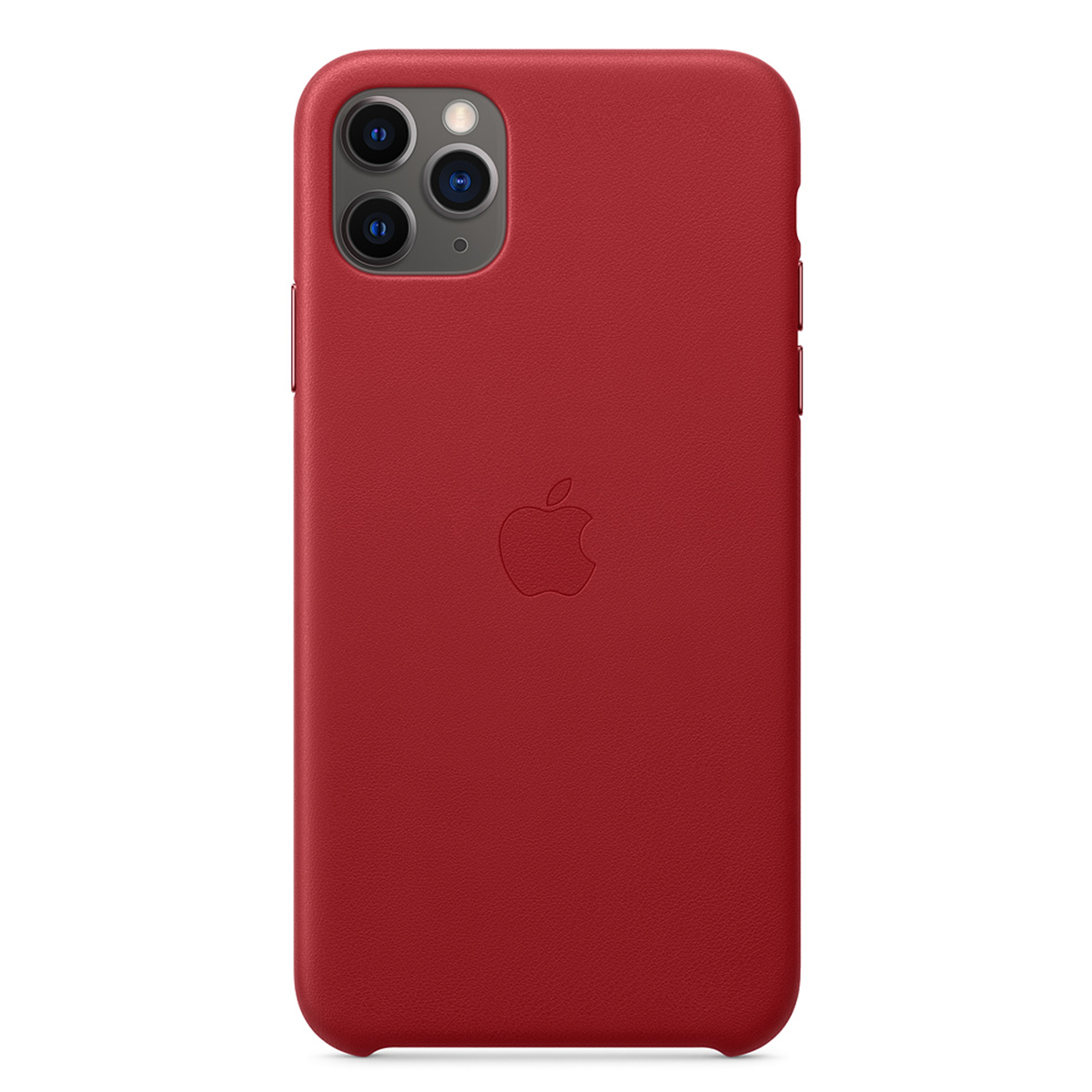 iPhone 11 Pro Max Leather Case Red