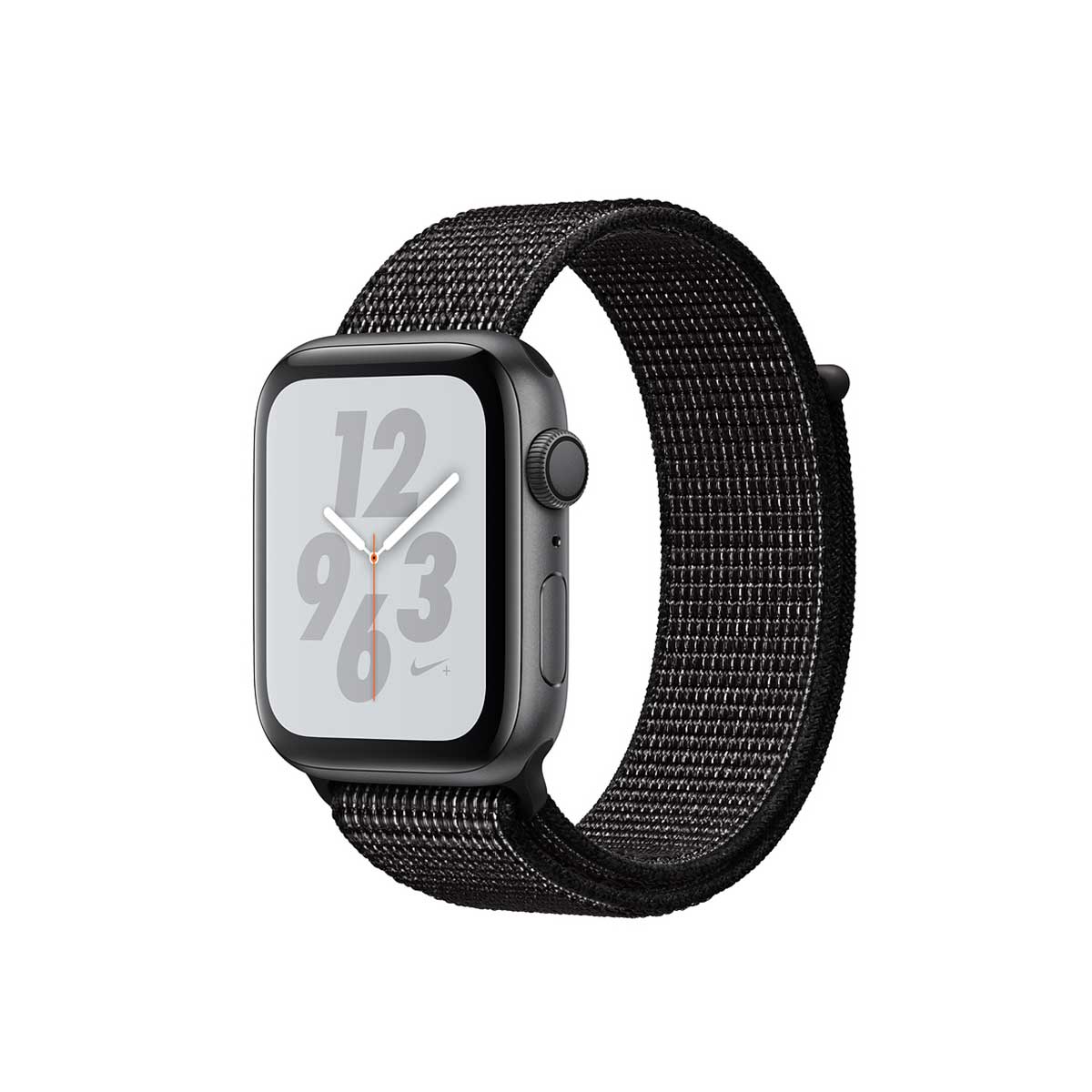 Apple Watch Nike+ Series 4 GPS, 44mm Space Gray Aluminum Case with Black Nike Sport Loop