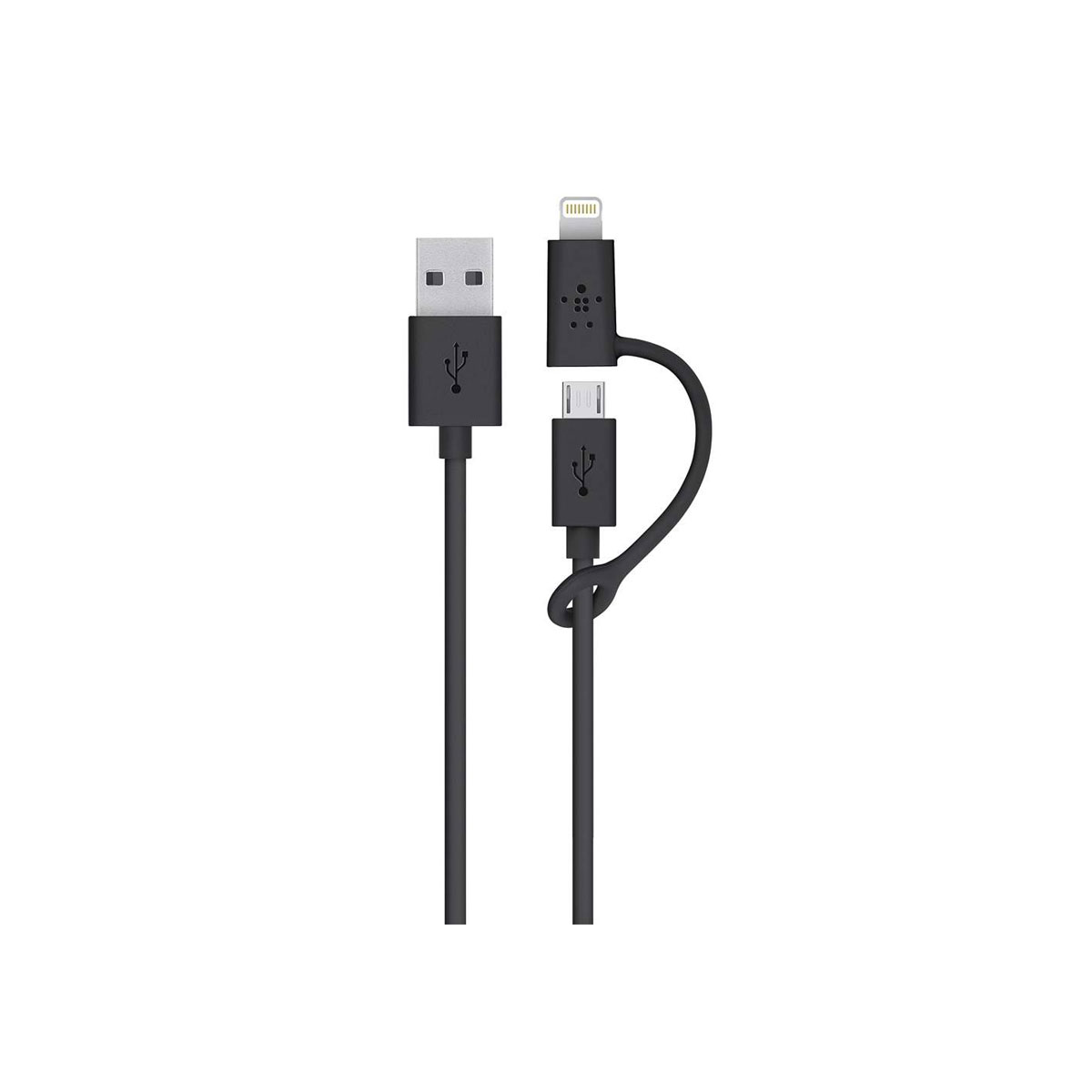 Belkin - Micro-USB Cable with Lightning connector Adapter