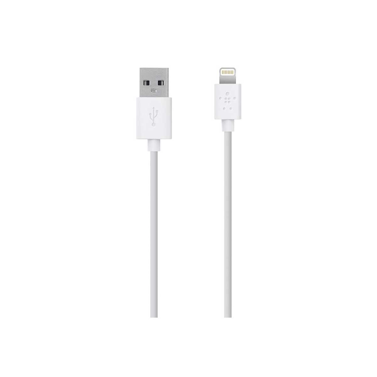 Belkin 1.2M Lightning Charge & Sync Cable - White