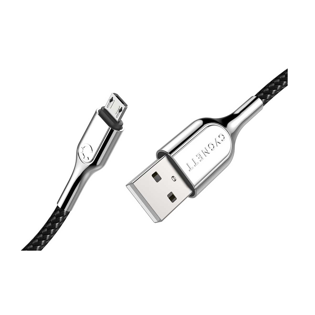 Cygnett - 1M Armoured Micro to USB-A Cable - Black