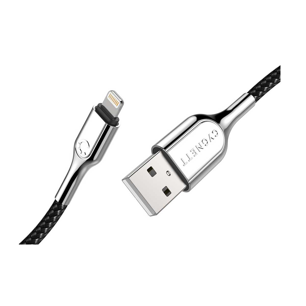 Cygnett - 2M Armoured Lightning to USB-A Cable - Black