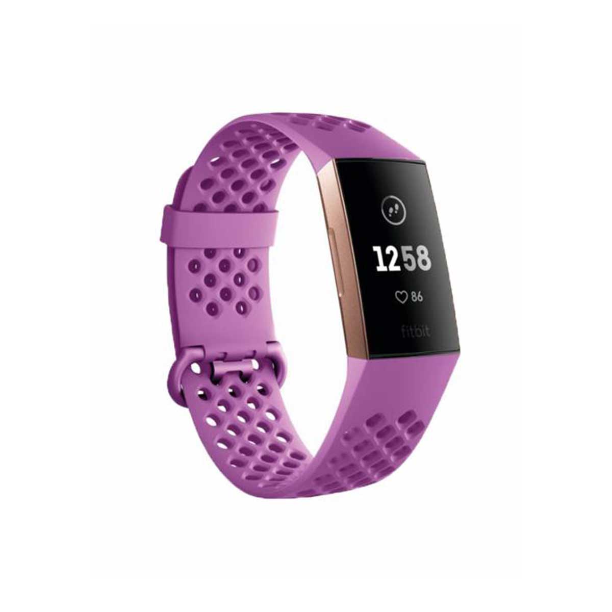 Rose Gold/Berry Fitbit Charge 3 Fitness Wristband 