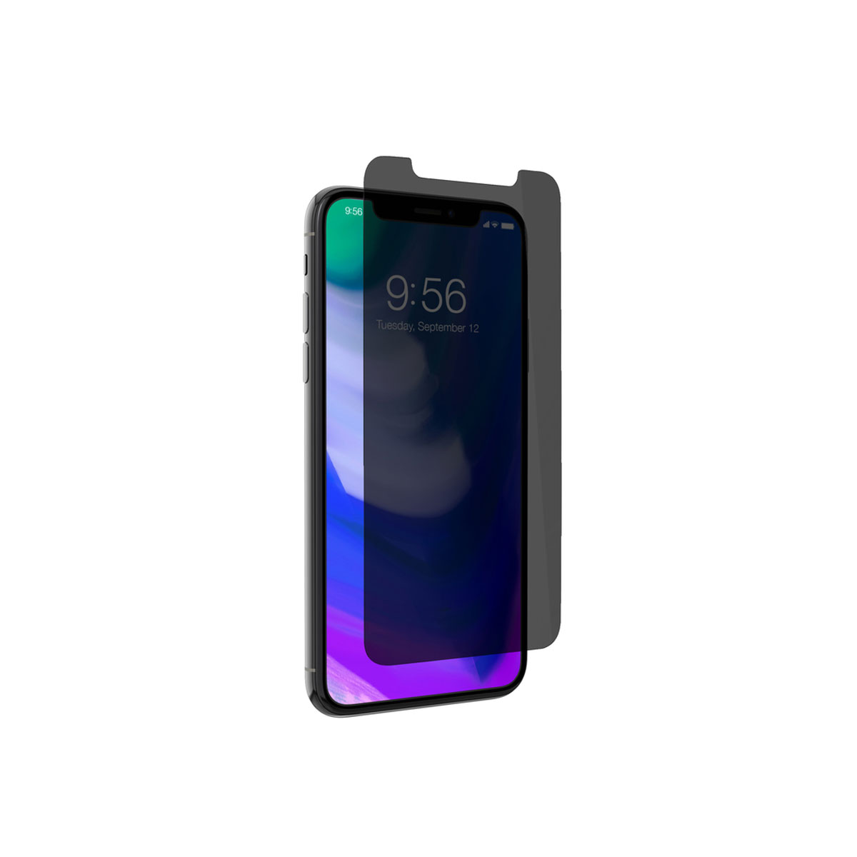 Zagg iPhone X Invisible Shield - Glass Plus Privacy - Case Friendly - Screen Protector